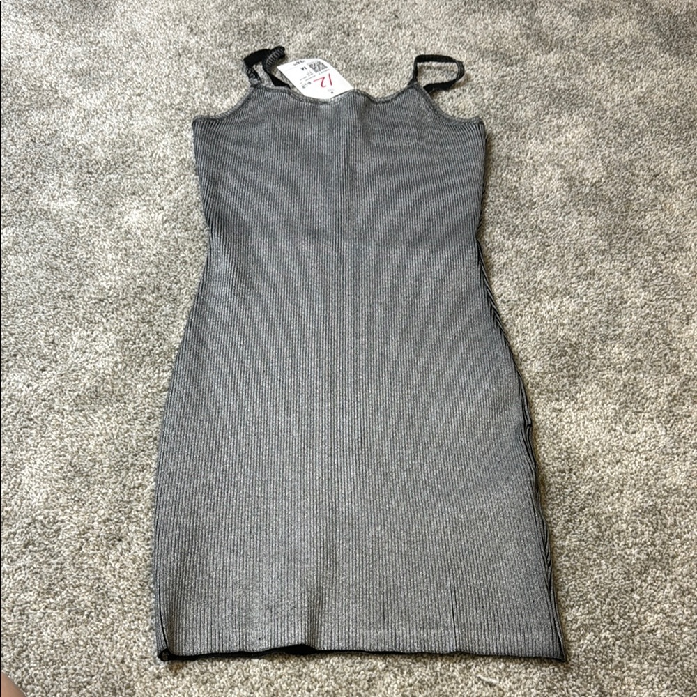 Forever 21 Silver Bodycon Dress